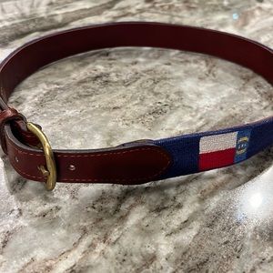 Smathers & Branson NC Flag Needlepoint Belt